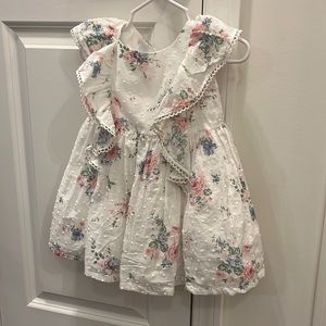 Spring floral dress with bloomers. Super cute! Perfect for Easter